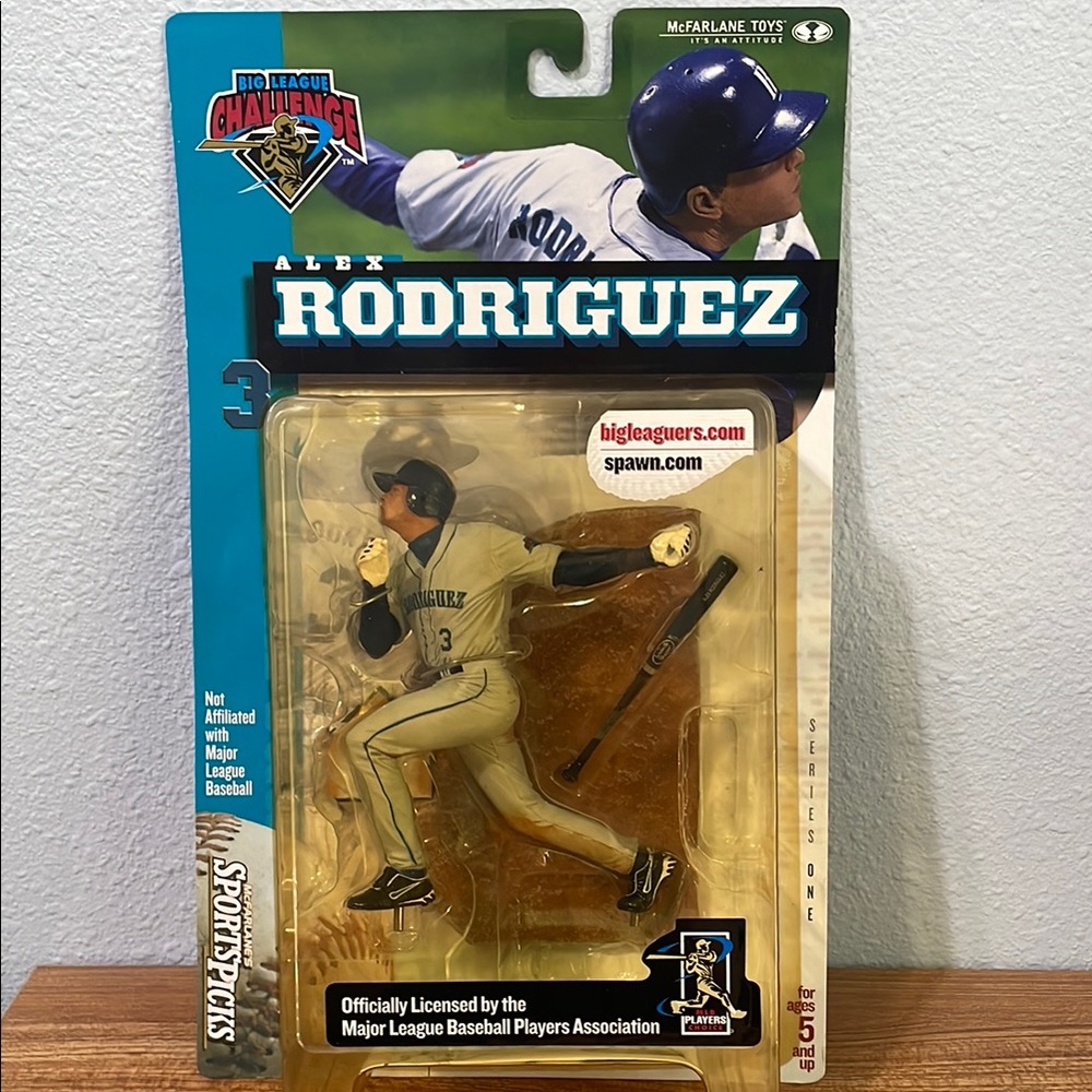McFarlane Toys Alex Rodriguez Action Figure - Blue and White-2000